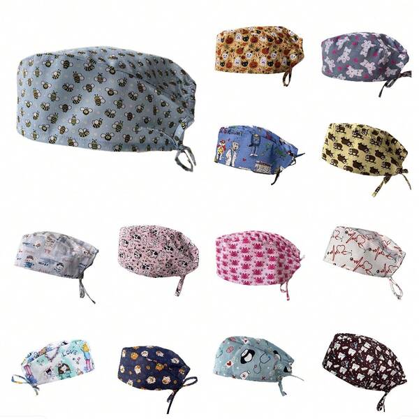 Cappellino casual in poliestere con stampa animale, copricapo sportivo adatto per tutte le stagioni