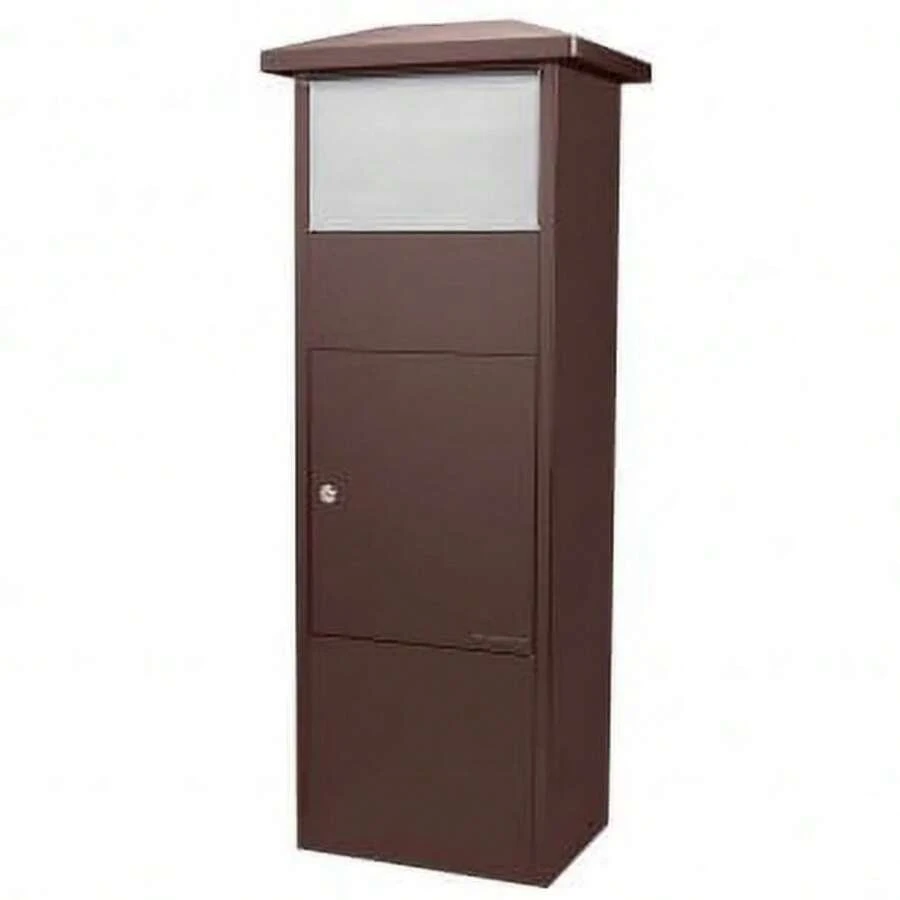 Large Steel Locking Mailbox, Tamper-Resistant - Marrón - Ver 1