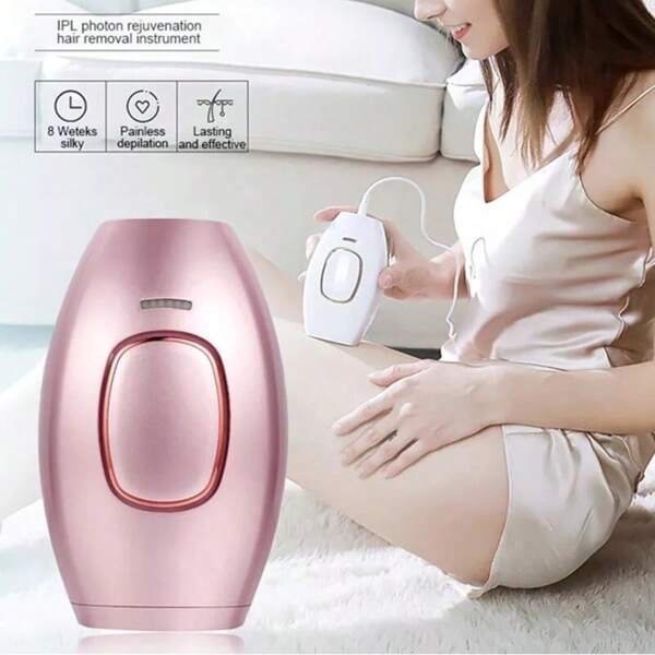 Máquina de depilação a laser de IPL para remoção dos pelos. Indolor, para rosto feminino e corpo