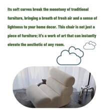 009 Light Luxury Slouchy Sofa, A Tatami-Style Single Chair. It Offers A Full Sense Of Comfort, Is Resistant To Getting Dirty, And Is Convenient To Clean. It's A Vintage-Style Leisure Chair Designed For The Living Room And Balcony.