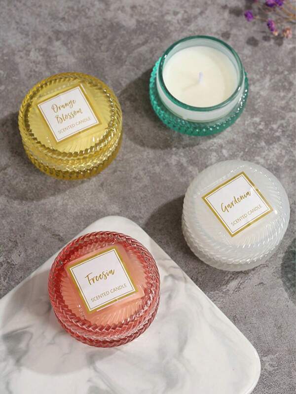 طقم شموع معطرة هدية، عطر المنزل لغرفة المعيشة والنوم، شموع زخرفية، هدايا الزفاف