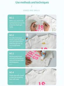 2件/3件50毫升去污剂便携式衣物滚珠，神奇强力清洁剂清洁笔衣物去污，免洗紧急快速清洁液体滚珠清洁剂衣物织物清洁工具 - 彩色 - 查看 10