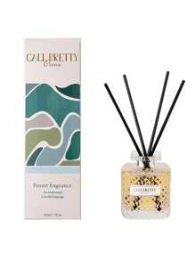 1 bottiglia di olio essenziale di lavanda in vetro con diffusore in canna, 50 ml, serie di aromaterapia da viaggio, profumazione per la casa, adatto per camera da letto, soggiorno, bagno, durevole, molto adatto per Natale, Ognissanti, laurea, Ringraziamento, San Valentino