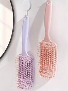 1pc/2 Pieces! Large Curved Paddle Comb Set – 2-In-1 Design! The Arched Comb Body Conforms To The Head Shape, Effortlessly Detangling Knotted Hair. Dense Paddle Teeth Grip Hair Securely, Creating A Voluminous High Crown With Ease. Perfect For Daily Combing Care And Salon-Grade Styling, This Comb Achieves Both Smoothness And Lift In One Tool, Doubling Your Hair Styling Efficiency!,Brush,Hair Brushes,Edge Brush,Brush Hair,Hair Comb,Comb Hair,Detangling Brush,Ball Brush,Mini Hair Brush,Hair Brush Set,Wooden Comb, Comb, Slick Back Brush, Hairbrush, Edge Brush, Brush Hair, Hair Comb, Hair Brush Set, Comb Hair, Mini Hair Brush, Detangling Brush,Hair Products, Hair Tools, Hair Stuff, Hair Care, Curly Hair Brush, Barber, Barber Accessories, Hairdressing Equipment,Travel Essentials,Hairstyle,Hairdressing