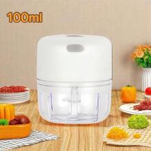 1 Pc, Garlic Mincer, Kitchen Grinder, Mini Chopper, Blender, 3.38/8.45/3.38+8.45oz, Cordless Electric Garlic Mincer, Simple Design, Mini Portable Kitchen Garlic Press, USB Rechargeable Garlic Mincer, Food Processor, Home, Kitchen Items, Camping, Travel Essentials, Christmas, Halloween, Holiday Essentials, Home Essentials, Household Items, Benifit Storage And Organize, Kitchen Accessories, Household Items