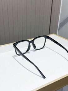 1/3pcs Unisex Square Frame Daily Wear Optical Glasses, Campus Style Face-Flattering Glasses