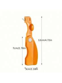 1PC Peeler, Plastic Folding Handle Fruit Peeler Tool, Vegetable And Fruit Cutter, Creative Lemon And Grapefruit Peeler, Kitchen Small Tool