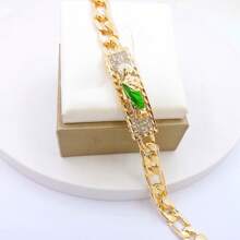 1pc Elegant And Casual Fashion Saint Jude Decorated Bracelet With Rhinestones Suitable For Women's Daily Wear