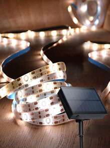 Outdoor Solar LED Lichtstreifen, dekorative Gartenbeleuchtung, wasserdichte Seilbeleuchtung, geeignet für Gärten, Parks, Wohngebiete, Höfe, Veranden, Pavillons, Weihnachten, Durchgänge, Häuser, Innenhöfe, Sonnenschutz, Dachtraufen Dekoration, Märchengärten, Heimdekoration, Weihnachtsdekorationen, 1200mAh