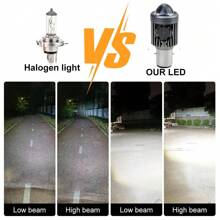 Heyword Heyword 1pc H4 BA20D P15D H6 T19 LED Motorcycle Headlight Bulb HB2 9003 12V-80V High / Low Beam For Scooter Motorbike LED Headlight Bulbs Conversion Kit White
