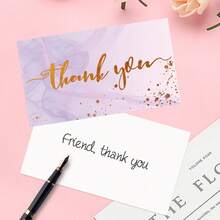 50pcs Business Thank You Cards - Perfect For Gifts, Parties, Weddings And Any Occasion, Business Appreciation Notes For Online Retail, Small Business, Customer Pack Inserts - Multicolor - View 3