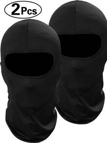 2 Packs/1PC Balaclava Face Mask, Ski Mask For Men Women, UV Protection Windproof Scarf For Motorcycle Snowboard Cycling - A - View 3