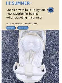 Baby Stroller Cooling Pad, Baby High Chair Summer Universal Cooling Pad, Stroller Cooling Pad Headrest - Multicolor - View 2