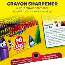 Crayon Set, 96 Ct, Easter Basket Essentials, Classroom Must Haves, School Supplies, Easter Gift For Kids - 1 - View 2