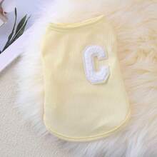 Waffle Pattern Cute Casual Sleeveless Pet Vest Tops For Cats & Dogs