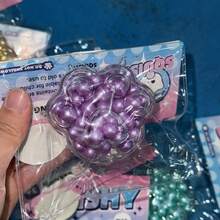 Multi-Packaging Realistic Pearl Handmade Squeezing & Stretching Compress Stress Relief Ball Toy, Mini Gift Item