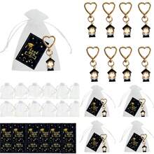10 套毕业钥匙扣礼品 - 10 包金属励志钥匙扣，附有励志感谢卡，适合通用和毕业场合、狂欢节主题、特殊功能纪念品 - 彩色 - 查看 18