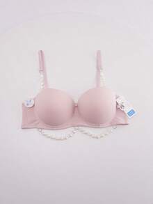 6pcs  Copa B  Cadena metálica  Casual-Cómodo  Casual-Deportivo  Bonito-Inocente  Bonito-Dulce  Romántico-Francés  Fantasía-Elegante  Fantasía-Impresionante  Casual-Casual    Sujetador con aro    Almohadillas No Extraíbles    Suave    Push Up  Confortable  No Se Marca    Alto Soporte  Soporte Medio    Sutién para señoras  Diseño de cadena de conchas - Multicolor - Ver 8