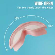 NetHong Kids Anti-Fog Swimming Goggles Pool Swim Adjustable Glasses Children Girl&Boys~ - Pure Pink - View 1