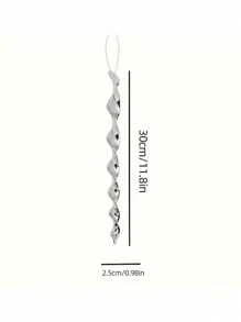 6pcs Large 11in Bird Repellent Reflective Scare Rods Ornamental Spinner Deterrent Control Device Keeps And Birds Awaw