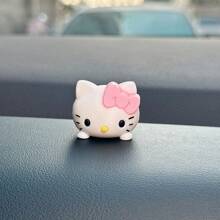 Sanrio 1 Pc Cake Decoration KT Cat Soft Plastic Ornament Happy Birthday Baking Dress Up