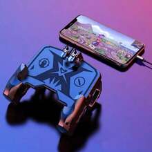 [Mobile Game Controller] Portable Smartphone Gamepad - Ergonomic Side-Cutout Design Wireless Smartphone Gaming Controller With Shooting Buttons, Trigger For Mobile Game, Enhances Gaming Experience, Great Gift For Birthday, Holiday, Boys