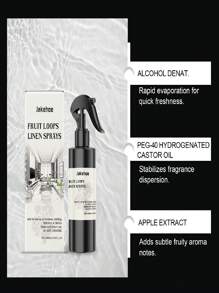 Fragrant Linen Spray - Home Fragrance Mist, Lightweight Air Freshener, Designed To Quickly Refresh Indoor Air Quality. It Can Quickly Release Fresh Fragrance. Suitable For Curtains/Sofas/Carpets. Neutralizes Deep-Seated Odors On Fabrics. Provides Long-Lasting Fragrance Retention.