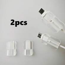 2/6/12pcs Phone Cable Storage Bag, ABS Resin Protective Sleeve For IPhone And Android Phones To Prevent Breakage And Disconnection - Perfect For Home And Travel Use!