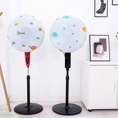 1/2/3/5/10PCS Fan Dust Covers, Universal Full Coverage Round Standing Fan Protective Covers For School, Office, Home, Travel, Bags, Organizers, Storage,Random Colors