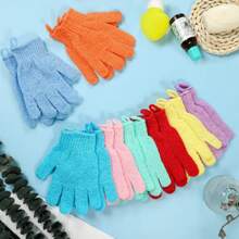 1/3/5/10pcs Bath Exfoliating Gloves, Reusable Shower Mitts For Scrubbing, Back Scrubber, Massage And Body Exfoliation, Body Cleansing Accessories,2/4/8/20/30/40pcs,For Bath, Face, Spa, Hand Wash, Deep Dead Skin Wash
