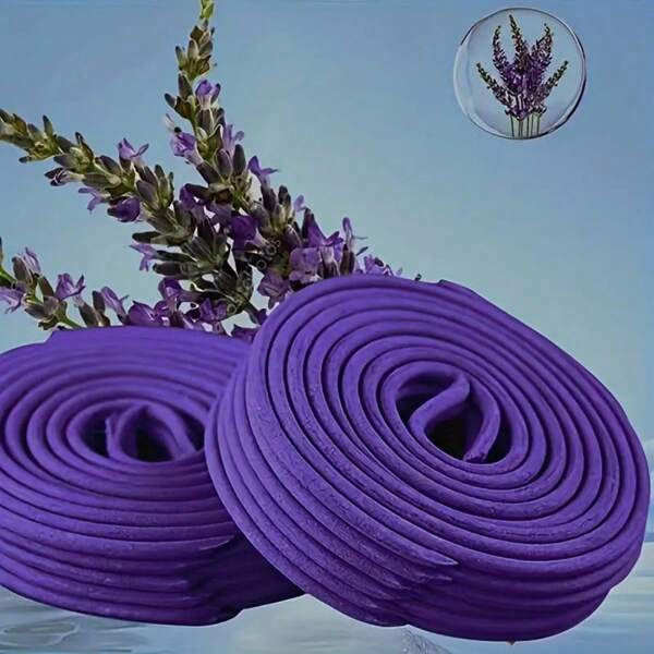 40pcs Lavender Incense, Spiral Incense Sticks, Incense Coil, Applicable Scenarios: Home Decor, Meditation, Yoga