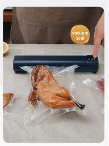 真空封口机，自动厨房食品保鲜封口机，便携式USB充电真空封口机，配备1500mAh电池 - 彩色 - 查看 9