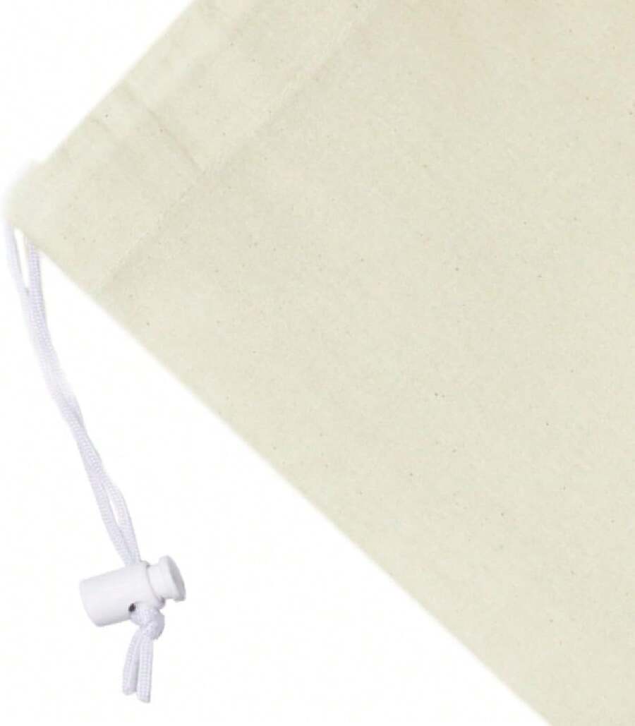 Extra Large Laundry Bags - Heavy Duty Cotton Canvas Drawstring Closure Washable Laundry Bag - Back To School Travel College Dorm Basket Hamper. - White - View 1