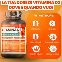 Vitamin D3 50mcg High Strength – 450 Tablets (15+ Months Supply) – Daily Nutritional Supplement – Premium Quality Vitastrong - Others - View 4
