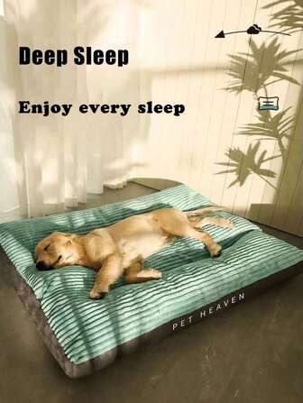 [All Seasons Applicable + Winter Warmth] Detachable And Washable Dog Sleeping Mat. Multiple Sizes Available, With A Load-Bearing Capacity Of 50kg. Pet Nest Cushion And Dog House Supplies