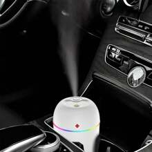 1 pièce / 2 pièces d'humidificateurs portables, de purificateurs d'air miniatures, de diffuseurs d'arômes - équipés de lampes de bureau à LED, dotés de veilleuses de chevet de type nébuliseur, convenant à diverses applications, capables d'humidifier l'air, avec des couleurs vives, émettant en continu des parfums, créant une atmosphère relaxante, convenant à la décoration de la maison, à la décoration de la chambre en tant que cadeaux, anniversaires, souvenirs de remise de diplômes, etc.
