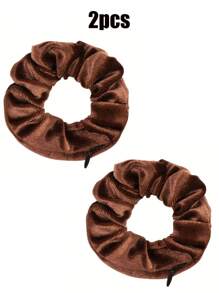 5 pezzi/3 pezzi/1 pezzo, Elastici per capelli neri creativi con strato nascosto, porta monete e chiavi, accessorio portatile con tasca segreta per chiavi, contanti, auricolari, articoli da viaggio, vacanze, ritorno a scuola, vacanze, estate, casa, regalo, festival