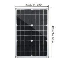 Solarpanel zum Aufladen über USB, für Camping, Wandern, Notfall-Aufladung, tragbares Handy-Ladepanel, reisefertiges Solarpanel zum Aufladen von Autobatterien