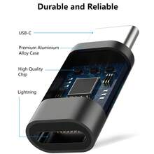 2个Lightning转Type-C适配器，兼容 17 Pro Max/17 Pro/17/16 Pro Max/16 Pro/16 Plus/16/15 Pro Max/15 Pro/15 Plus/15，仅支持充电，不支持数据/音频传输 - 彩色 - 查看 5