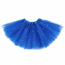 1pc Solid Color Ballet Tutu Skirt For Teenage Girls And Women, Thin Chiffon Puff Skirt, Ballet Dance Dress