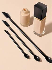 3/2/1 件装硅胶空瓶刮刀，紫色粉底刮刀，沐浴露刮刀，用于混合液体、膏状或粉状化妆品，化妆品瓶罐刮刀，迷你刮刀套装，刮干净瓶中每一滴美妆产品，化妆品，便宜，房间装饰，梳妆台，旅行，卧室，化妆配件，便宜，圣诞礼物，化妆品，化妆工具，便宜货，礼物，女士礼物，圣诞礼物，赠品，旅行，便宜货，旅行必备 - 黑色 - 查看 8