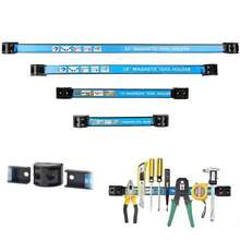 1 PC Strong Magnetic Tool Holder Heavy-Duty Magnet Bar Wall Mounted Storage Tool Bar Strip Rack Garage Organizer Wrench Tool Cabinet,8/12/18/24inch - Multicolor - View 1