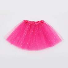 1pc Solid Color Ballet Tutu Skirt For Teenage Girls And Women, Thin Chiffon Puff Skirt, Ballet Dance Dress