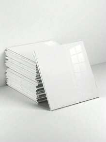 14 pièces Autocollants muraux en vinyle 30x30cm, Décalcomanies de carrelage autocollantes, Imperméables autoadhésives pour salle de bain, cuisine, chambre, salon (Marbre blanc) Accessoires de salle de bain