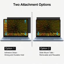 14 Inch 16:9 Laptop Privacy Screen Filter - Computer Monitor Privacy Shield And Anti-Glare Protector - Black - View 6