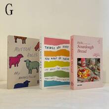 3pcs/4pcs Minimalist Cream-Color Foldable Fake Books, Decorative Photography Props, Cute Creative Desktop Ornaments, Imitation Books, INS Style Decorative Book Models, Soft Decoration Art Design Props, Designer Luxury Modern Decorative Fake Books, Home Bookshelf Decor, Living Room, Coffee Table Stacked Book Decor