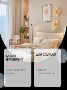 Fragrant Linen Spray - Home Fragrance Mist, Lightweight Air Freshener, Designed To Quickly Refresh Indoor Air Quality. It Can Quickly Release Fresh Fragrance. Suitable For Curtains/Sofas/Carpets. Neutralizes Deep-Seated Odors On Fabrics. Provides Long-Lasting Fragrance Retention.