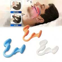 Juego de 4 piezas, dilatador nasal de silicona silencioso, apto para dormir de día y de noche, reduce el ronquido - solución auxiliar antirronquidos, alivia la cavidad nasal, ayuda a la respiración, mejora la calidad del sueño, alivia el ronquido, solución antirronquidos. Portátil, apto para el hogar, apto para hombres y mujeres.
