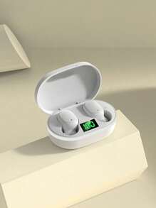 GENAI [Version améliorée] Mini écouteurs sans fil intra-auriculaires, légers, avec microphone intégré, étanches, son premium immersif, connexion longue distance avec boîtier de chargement