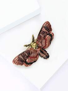 1 pezzo Spilla con motivo falena scheletro per donna, spilla Acherontia Styx, spilla con insetto, per borse, maglioni, cappotti, cappelli, scarpe, abiti, completi, Il Silenzio degli Innocenti, Hannibal